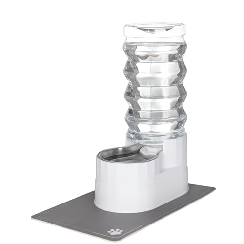 Pet Supplies : RIZZARI 9L Elevated Stainless Steel Dog Water